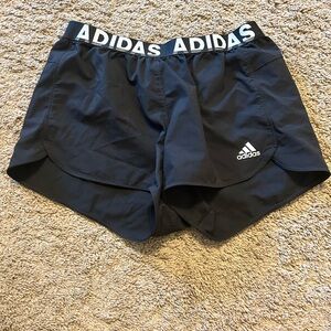 Black adidas shorts